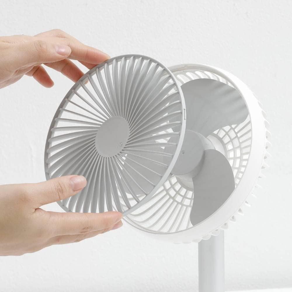 Adjustable Height Powerful Rechargeable Table Fan