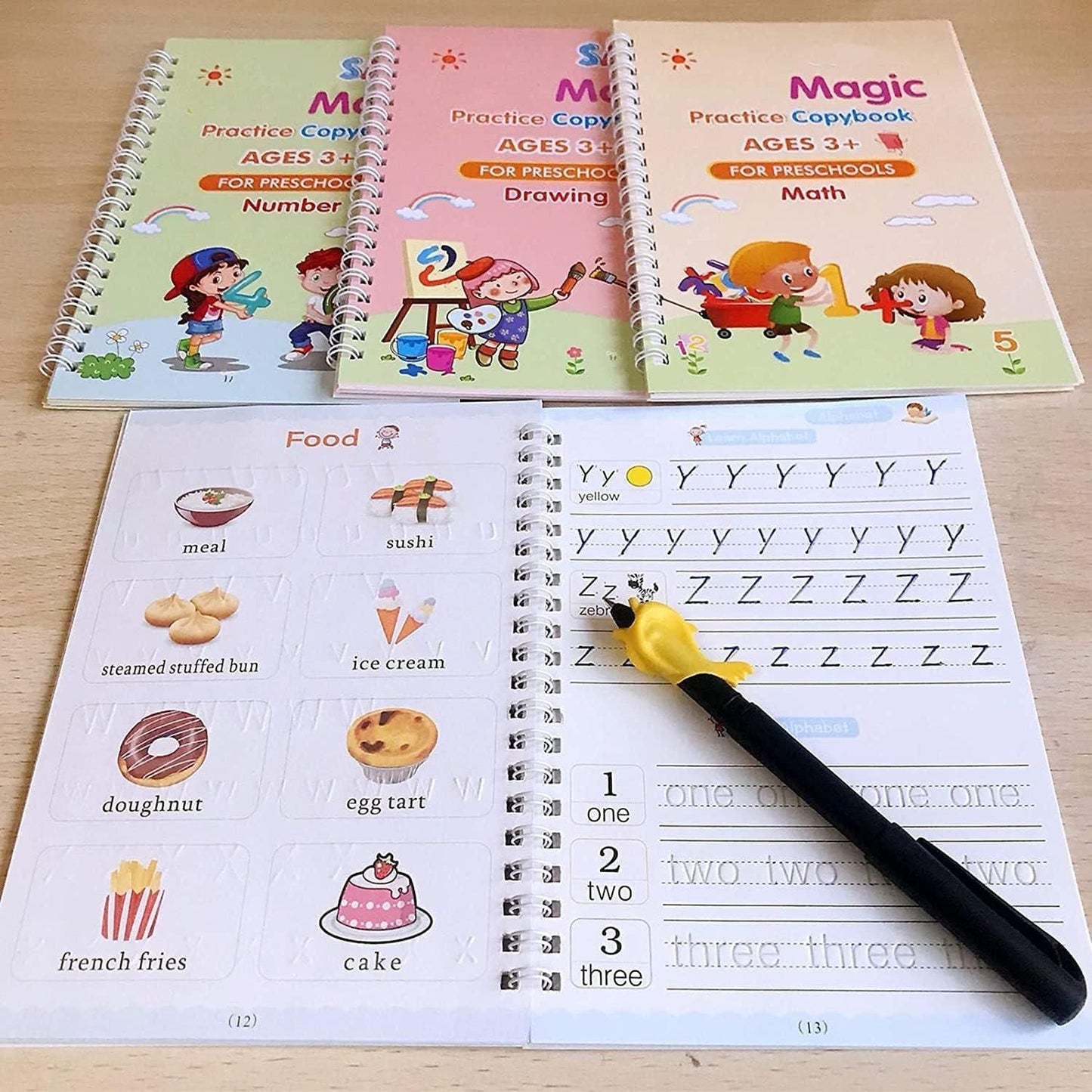 Magic Practice Copybook (4,pack)