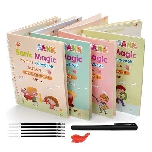 Magic Practice Copybook (4,pack)