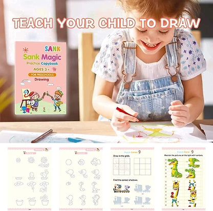 Magic Practice Copybook (4,pack)
